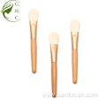 Beige Wood Vegan Best Liquid Foundation Cosmetic Brush